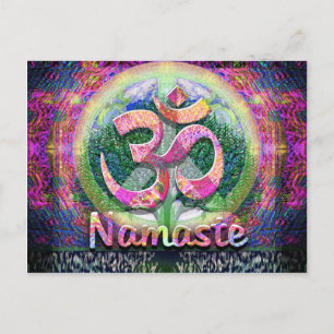 Carte Postale Symbole de paix Namaste