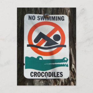 Carte Postale Symbole de piscine ou de trou de natation