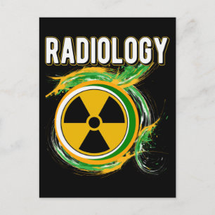 Carte Postale Symbole de radiologie Radiologue aux rayons X