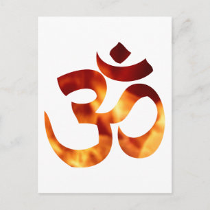 Carte Postale Symbole de Yoga Fougueux