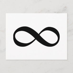 Carte Postale Symbole d'infini