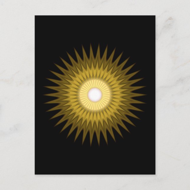 Carte Postale symbole ensoleillé (Devant)