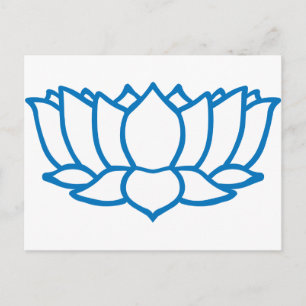 Carte Postale SYMBOLE Fleur Lotus