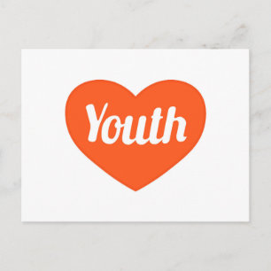 Carte Postale Symbole graphique de concept jeunesse Motif