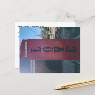 Carte Postale Symbole LOVEworks de la cabine téléphonique