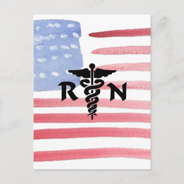 Carte Postale SYMBOLE Médicale RN (Devant)