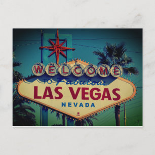 Carte Postale SYMBOLE NEON DE Las Vegas