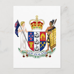 Carte Postale SYMBOLE OFFICIEL D'ARBRES HÉLAÏQUE DE Nouvelle-Zél