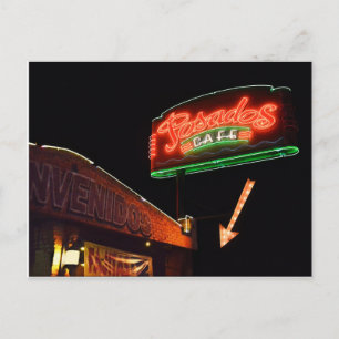 Carte Postale Symbole Posados Café Neon