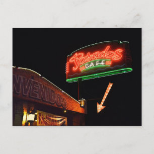 Carte Postale Symbole Posados Café Neon