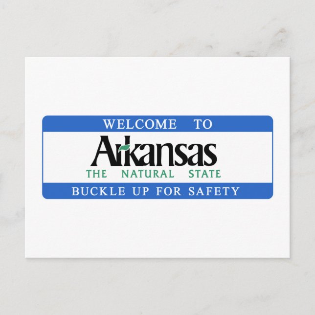 Carte Postale Symbole routier Arkansas - USA (Devant)