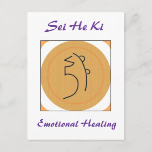 Carte Postale Symbole Sei He Ki Reiki