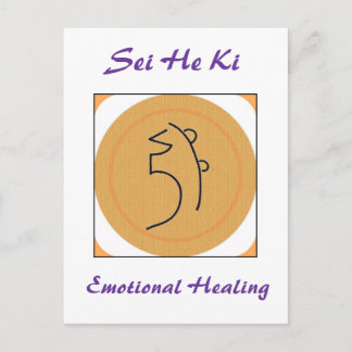Carte Postale Symbole Sei He Ki Reiki