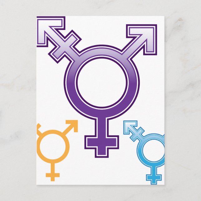 Carte Postale Symbole sexuel (Devant)