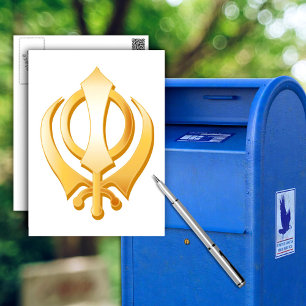 Carte Postale Symbole sikh