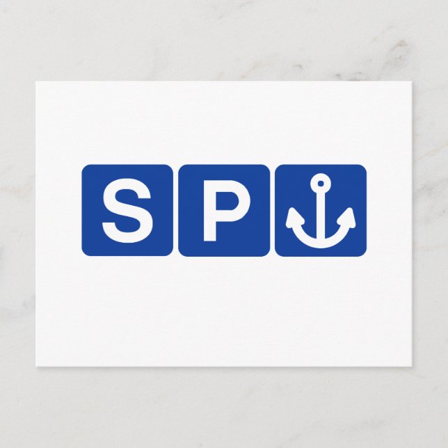 Carte Postale Symbole spanker plaisanter (Devant)