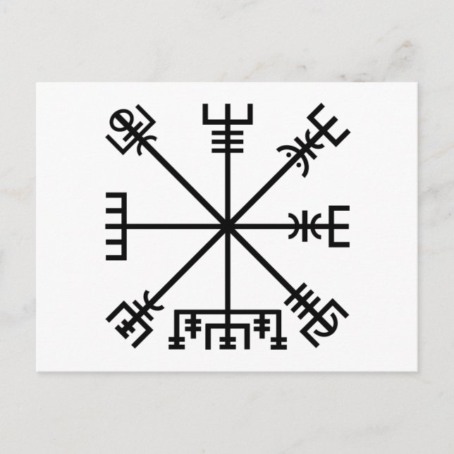 CARTE POSTALE SYMBOLE VIKING DE VÉVISE (Devant)