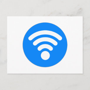 Carte Postale Symbole Wifi