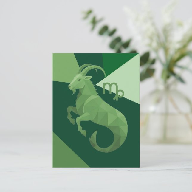 Carte Postale SYMBOLE Zodiaque Capricorne (Debout devant)