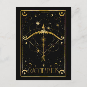 Carte Postale Symbole zodiaque du Sagittarius