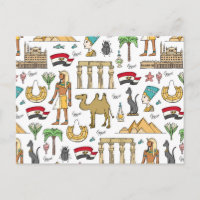 Symboles de couleurs du Motif égyptien