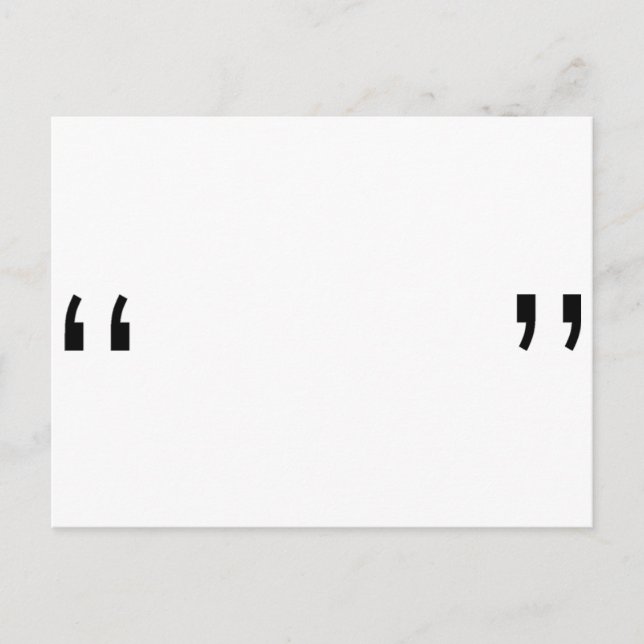 Carte Postale Symboles de devis (Devant)