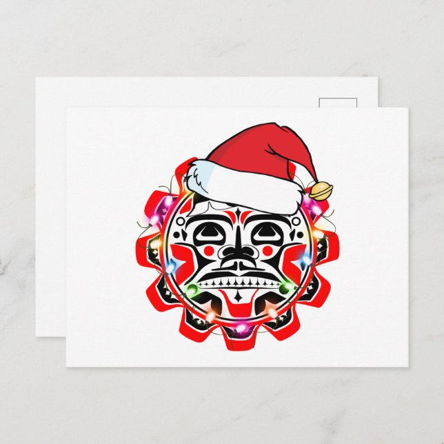 Carte Postale Symboles haïdas Haida Canadian Native American (Devant / Derrière)