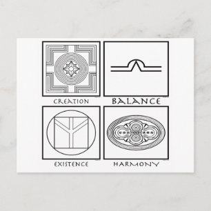 Carte Postale Symboles Plejaren