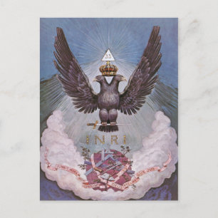 Carte postale Symbolisme maçonnique