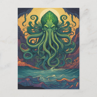 Carte Postale Symbolisme mystique de Cthulhu