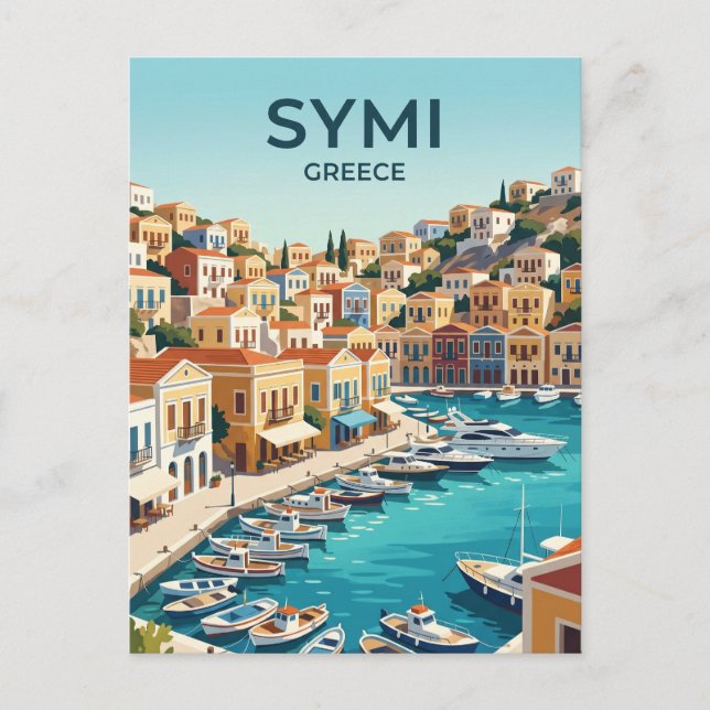 Carte Postale Syme Grèce (Devant)