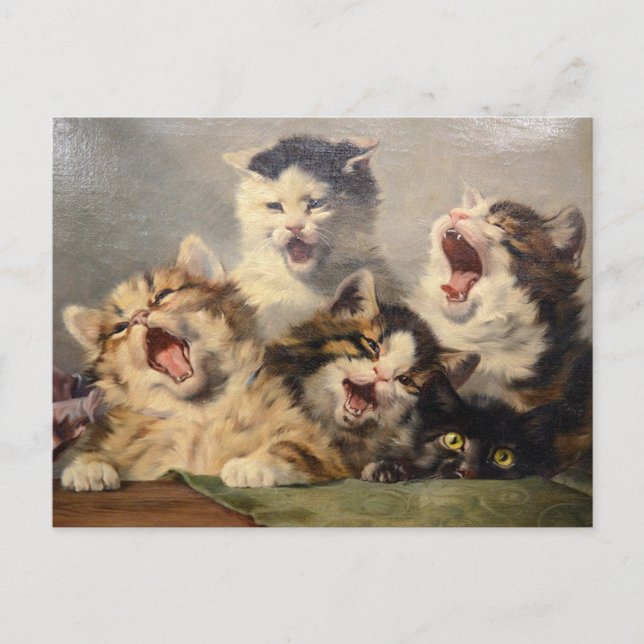 Carte Postale Symphonie de Kitten par Julius Adam II (Devant)