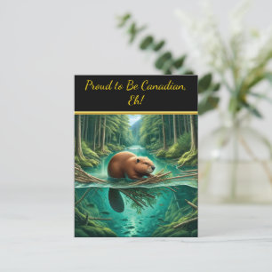 Carte Postale Symphonie de la forêt de castors