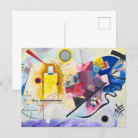 Symphonie émotionnelle Kandinsky en rouge, jaune e