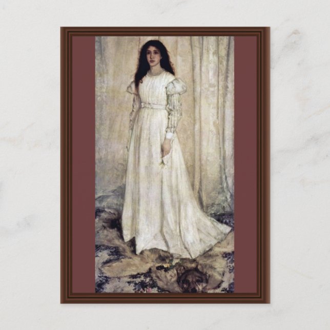 Carte Postale Symphonie No 1 En Filles Wiess En Blanc Par James  (Devant)