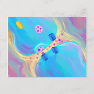 Carte Postale Synapse Pastel