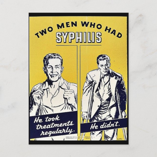 Carte Postale Syphilis (Devant)