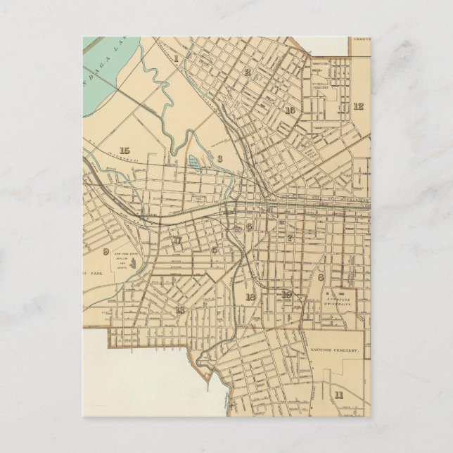 Carte Postale Syracuse (Devant)