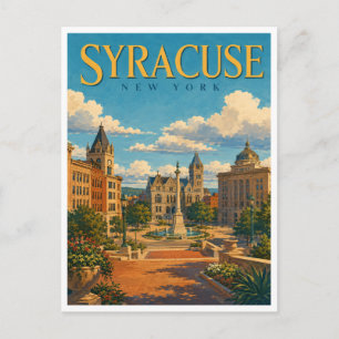 Carte Postale Syracuse New York Clinton Square GeoSaga