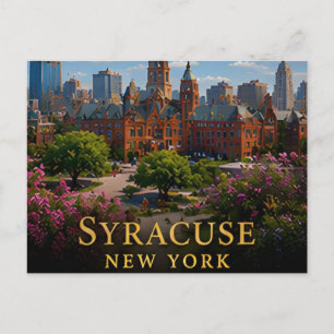 Carte Postale Syracuse New York, porte d'entrée sur les Finger L