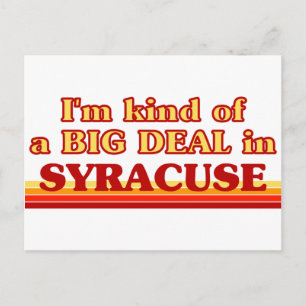 Carte Postale SYRACUSEaJe suis une sorte de BIG DEAL à Syracuse