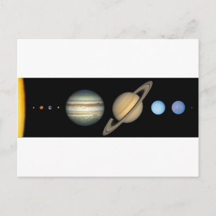 Carte Postale Système solaire