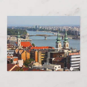 Carte Postale Szechenyi Pont Chaîne, Budapest, Hongrie
