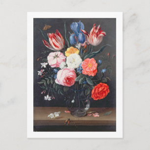 Carte Postale T32511 Still Life of Flowers in a Vase, 1661 (voir