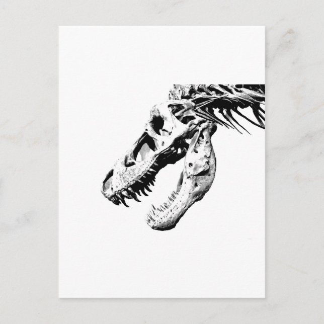 Carte Postale t-rex (Devant)