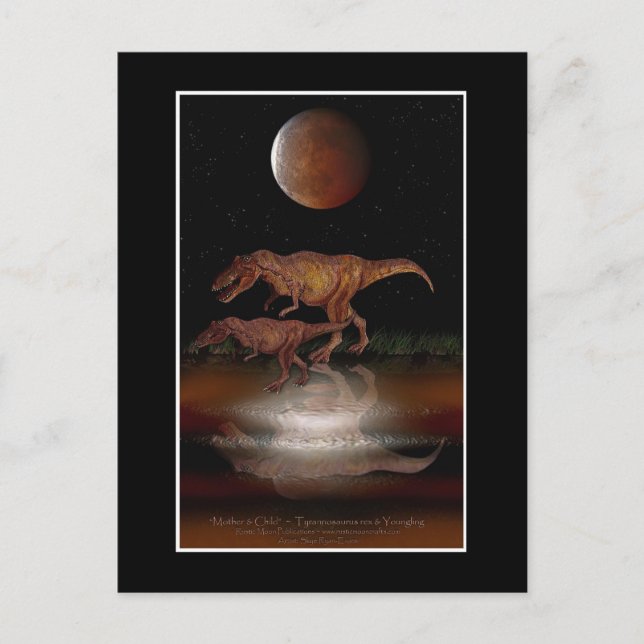 Carte postale T-REX DINOSAUR (Devant)