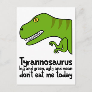 Carte Postale T-Rex Haiku
