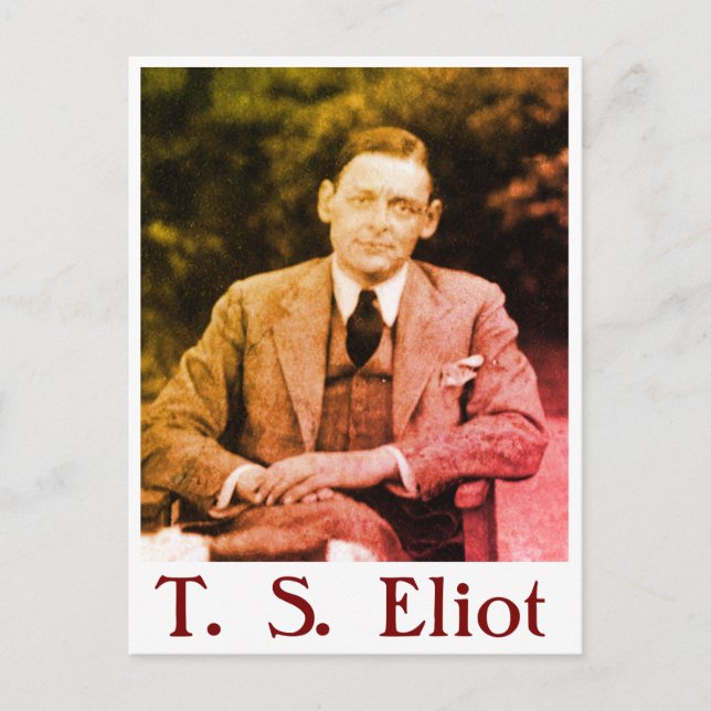 Carte Postale T. S. Eliot (Devant)