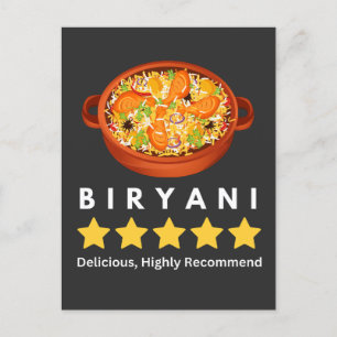 Carte Postale T-Shirt amant biryani