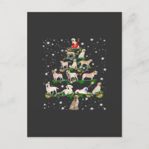 Carte Postale T-shirt classique drôle de Labrador Retriever arbr